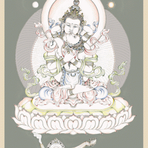 Heruka Vajrasattva Thangka